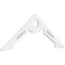 Ekena Millwork Pitch Cena Architectural Grade PVC Gable Pediment, 36"W x 13 1/2"H x 1"P (9/12) GPP036X014X100CEN - alternate 1